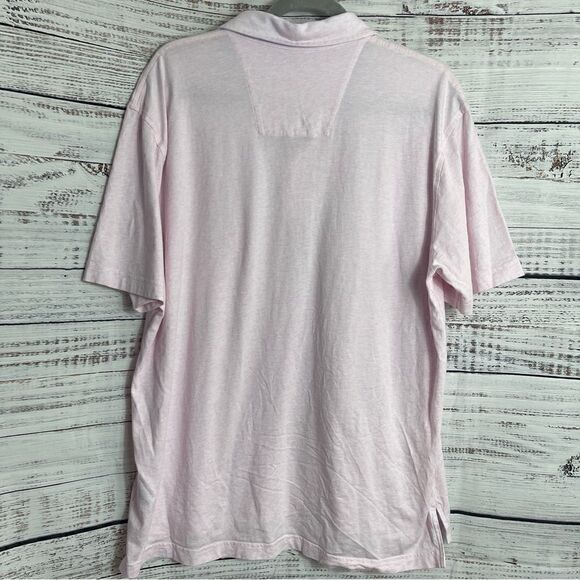 Brooks Brothers Polo Mens size XXL pink stretch Cotton short sleeve Golf Preppy - Picture 4 of 9